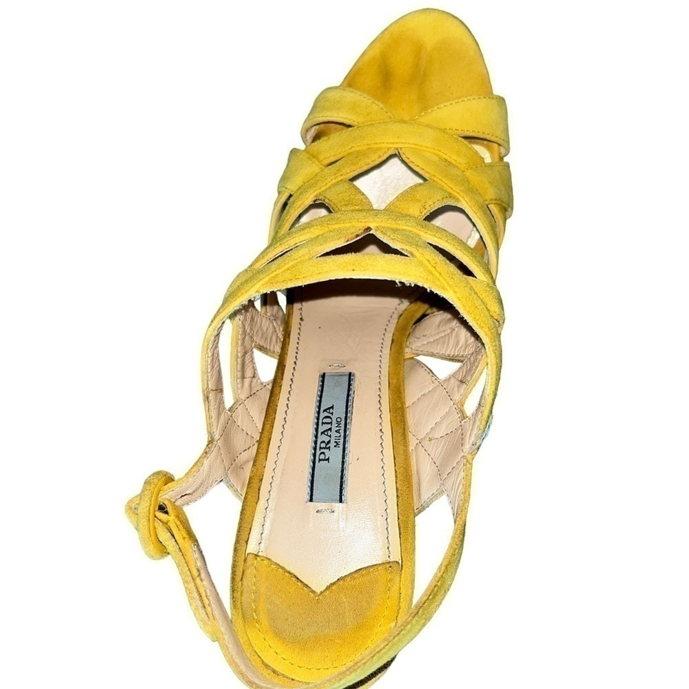 ❤️Authentic Prada
Super Platform Suede Cage Slingback Sandals - Picture 10 of 14